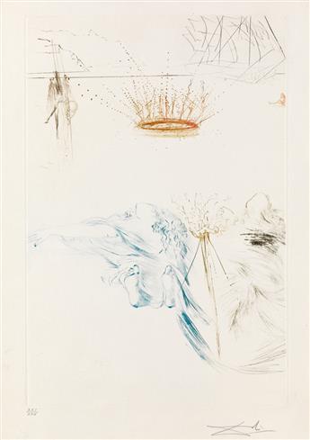 SALVADOR DALÍ Group of 12 drypoints from Tristan et Isolde.